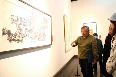 長安畫派藝術中心揭牌儀式暨陜西省長安畫派美術作品展覽開幕式在西安隆重舉行